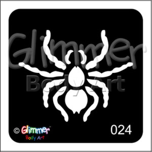 Glitter tattoo 024 Spider Pack Of 5 (024 Spider Pack Of 5)